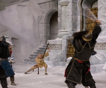 Une scène du film The Last Airbender