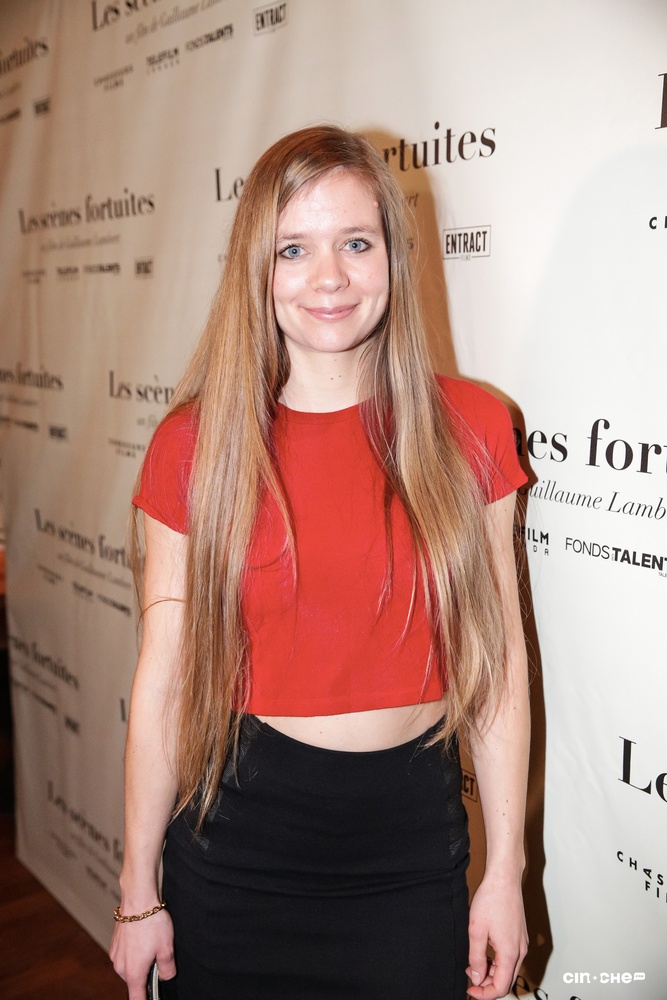 Sur le tapis rouge du film Les scènes fortuites