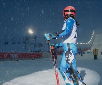 Une scène du film Slalom