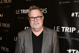 Sur le tapis rouge du film Le trip à trois