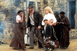Une scène du film Indiana Jones and the Temple of Doom