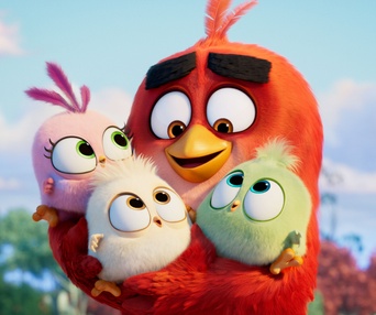 Une scène du film The Angry Birds Movie 2