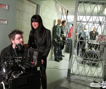 Sur le plateau de L'affaire Dumont