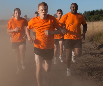 Une scène du film Les combattants