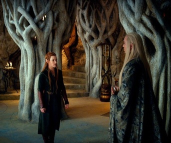 Une scène du film The Hobbit: The Desolation of Smaug
