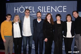 Tapis rouge du film Hôtel Silence