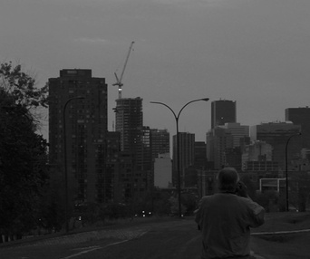 Scène du film Nuages sur la ville