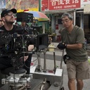 Steven Soderbergh sur le plateau de Contagion