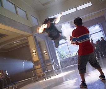 Scène du film Sky High : École des superhéros