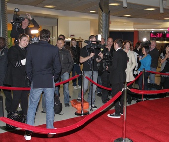 Sur le tapis rouge de The Trotsky