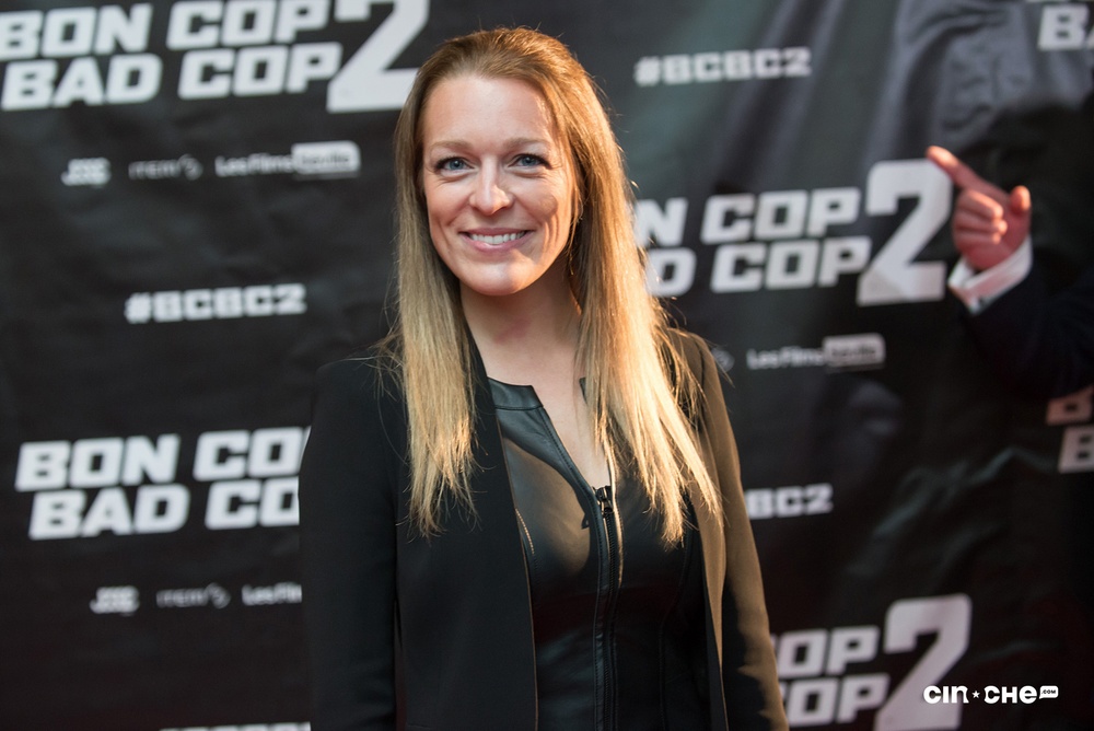 Sur le tapis rouge du film Bon Cop Bad Cop 2