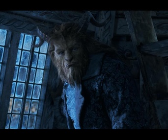 Une scène du film Beauty and the Beast
