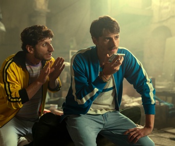 Une scène du film The Love Scam