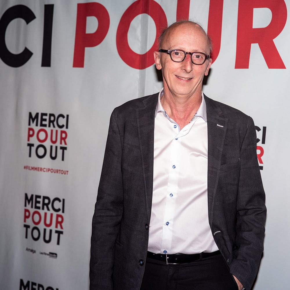 Sur le tapis rouge du film Merci pour tout