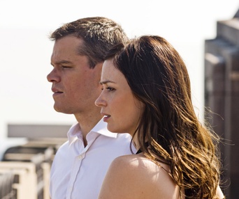 Une scène du film The Adjustment Bureau