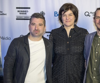 Sur le tapis rouge du film Frontières