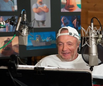Dans le studio d'enregistrement de Cloudy with a Chance of Meatballs 2