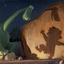Une scène du film The Good Dinosaur