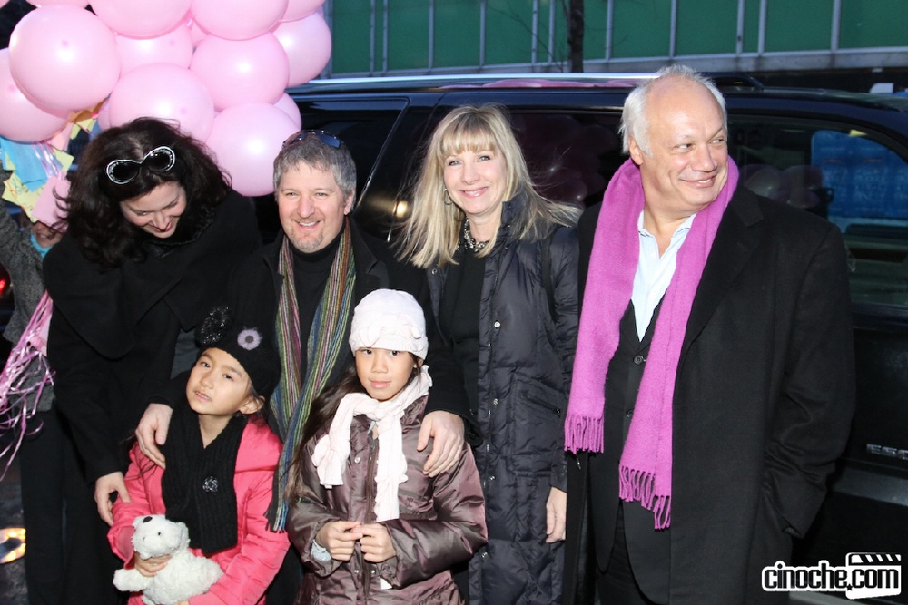 Sur le tapis rouge de Oscar et la dame rose