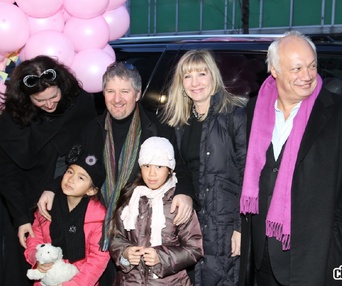 Sur le tapis rouge de Oscar et la dame rose