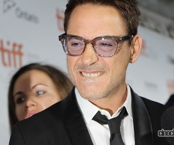 Sur le tapis rouge du film The Judge au TIFF