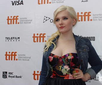 Sur le tapis rouge du film August: Osage County