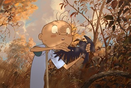Une scène du film Le jour des corneilles