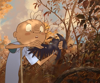 Une scène du film Le jour des corneilles