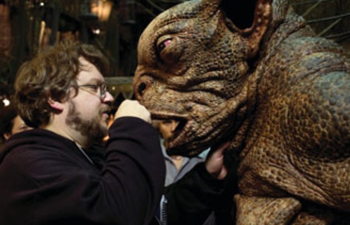 Guillermo del Toro sur le plateau de Hellboy II: The Golden Army