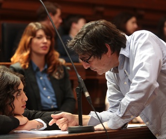 Une scène du film Le brio