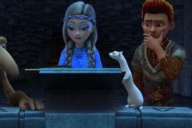 Une scène du film La princesse des glaces