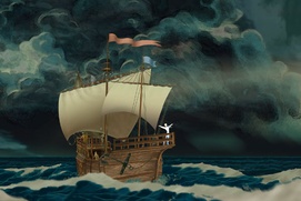 Scène du film Azur et Asmar Scène du film Azur et Asmar