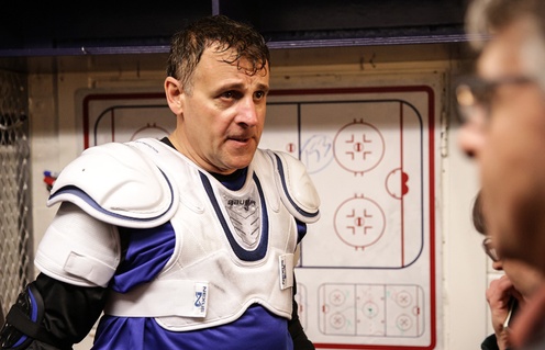 Patrick Huard sur le plateau de Guibord s'en va-t-en guerre