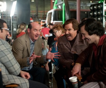 Une scène du film Anchorman 2: The Legend Continues