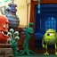 Une scène du film Monsters University