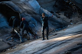 Une scène du film Star Trek Beyond Une scène du film Star Trek Beyond