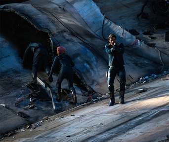 Une scène du film Star Trek Beyond