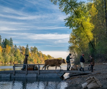 Une scène du film First cow