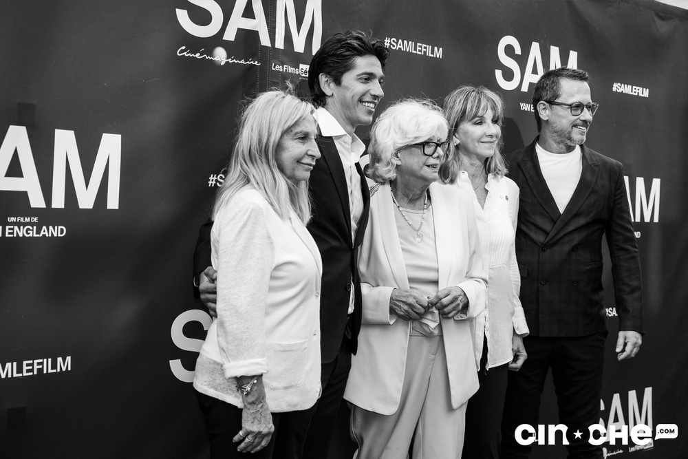 Sur le tapis rouge du film Sam
