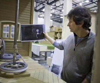 Sur le plateau du film Frankenweenie