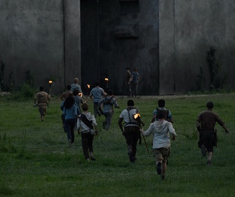 Une scène du film The Maze Runner