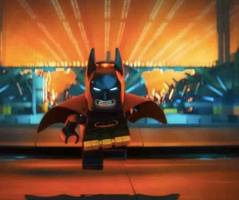 Une scène du film The Lego Batman Movie