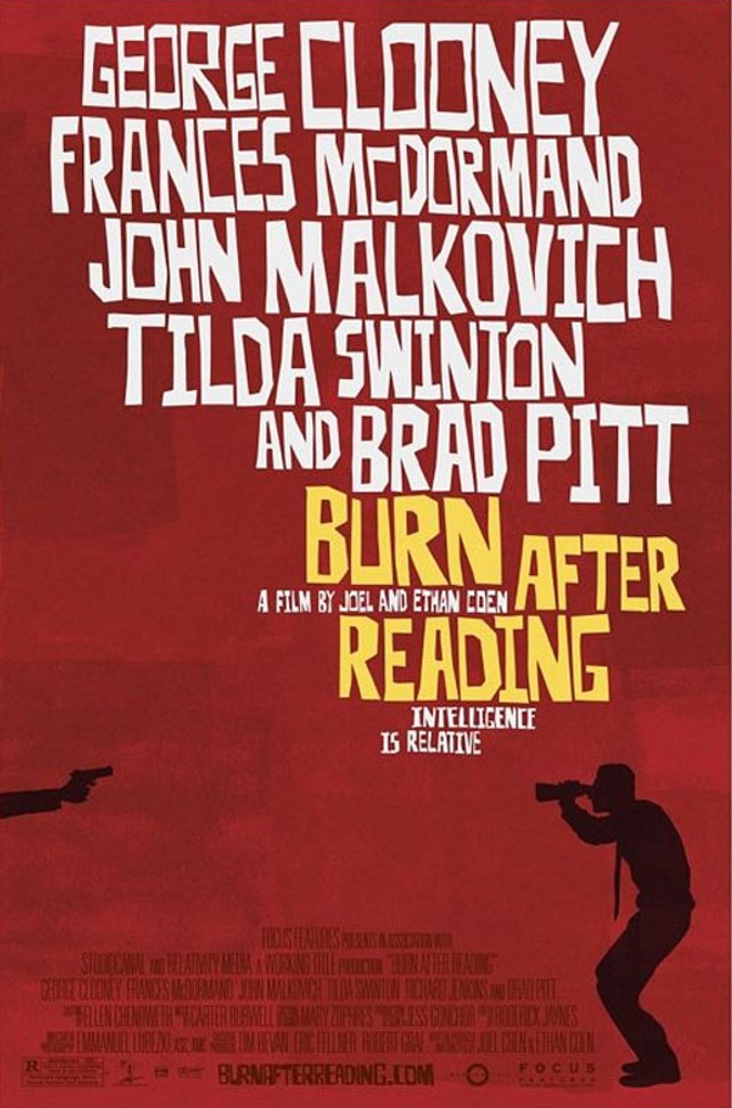 Galerie - Affiche du prochain film des frères Cohen Burn After Reading