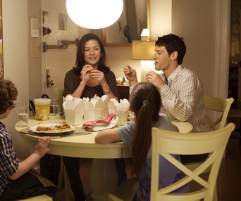 Une scène du film The  Rebound