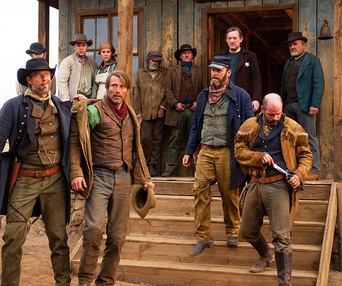 Une scène du film The Salvation