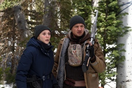 Une scène du film Wind River Une scène du film Wind River