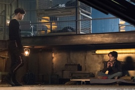 Une scène du film The Girl in the Spider's Web Une scène du film The Girl in the Spider's Web