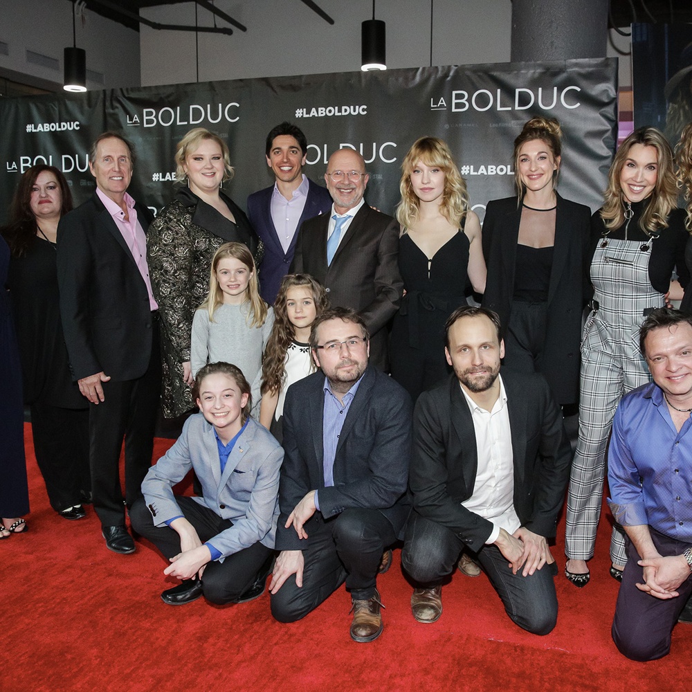 Sur le tapis rouge du film Le Bolduc
