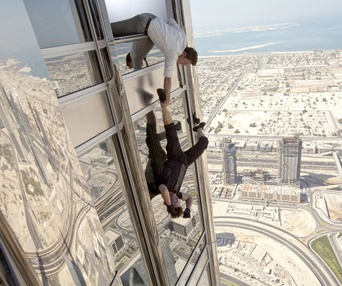 Une scène du film Mission: Impossible - Ghost Protocol