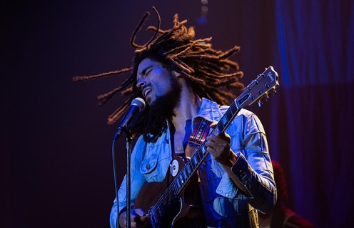 Une scène du film Bob Marley: One Love